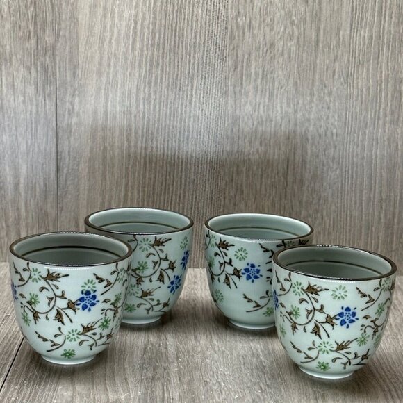 Pier 1 Import Tomoko Tea Set, Japanese Teapot with Handle and 4 Cups - Picture 10 of 16